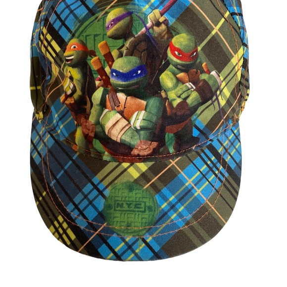 Nickelodeon Teenage Mutant Ninja Turtles TMNT Plaid  Baseball Cap - Picture 5 of 9